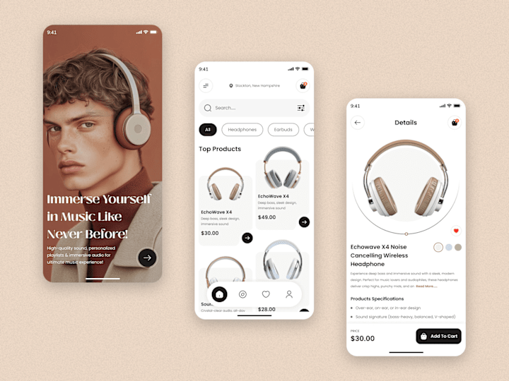 Cover image for Headphone Mobile App