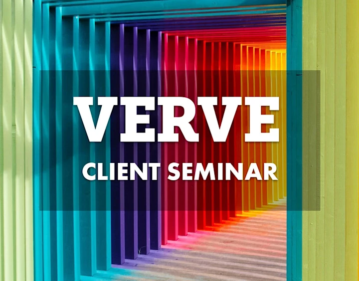 Cover image for Verve Client Seminar