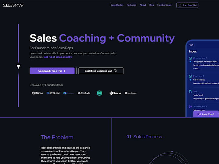 Cover image for Founder-Led Sales Process | SalesMVP Lab