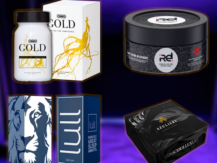 Cover image for I will design custom luxury packaging and branding package