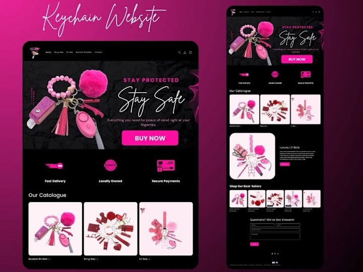 Cover image for KeyChain Shopify Website Design