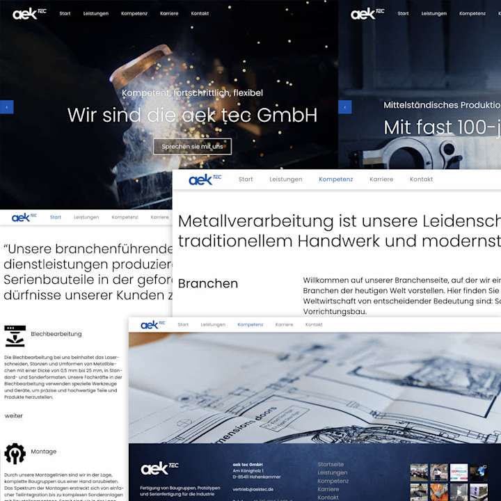 Cover image for aek Tec / Wordpress Website