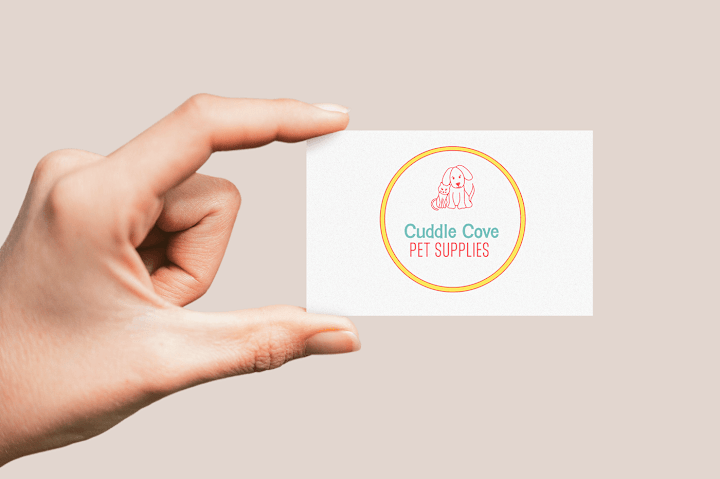 Cover image for Cuddle Cove Pet Supply Brand Identity :: Behance