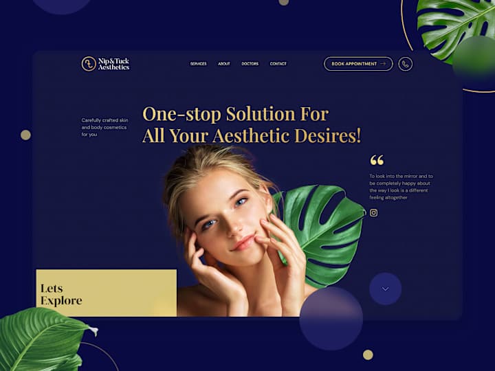 Cover image for Nip & Tuck Aesthetic Clinic Website Design