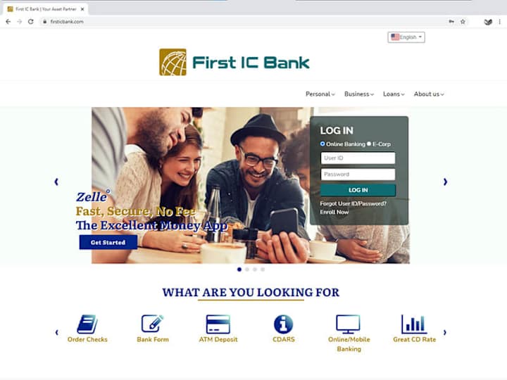 Cover image for FirstICBank WebSite