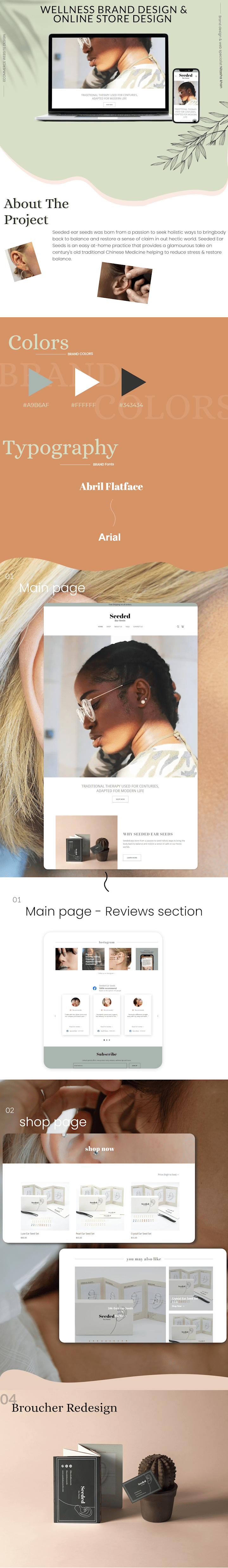 Cover image for Graphic & UI/UX Website Design for Wellness Company