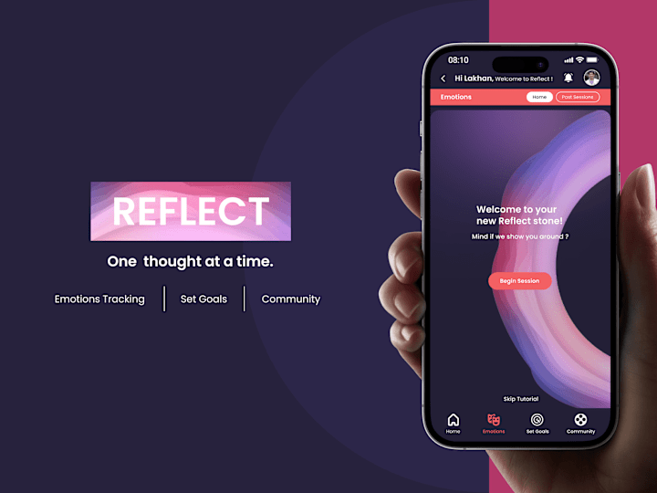 Cover image for Reflect, Mobile App