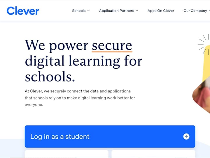 Cover image for Clever | Connect every student to a world of learning