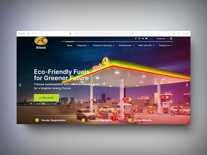 Cover image for Attock Petroleum Ltd - Web Application