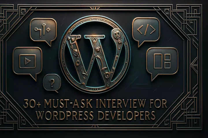 Cover image for 30+ Must-Ask Interview Questions for WordPress Developers