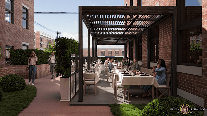 Cover image for Library Restaurant Terrace in Portsmouth