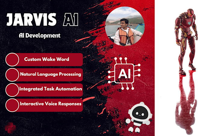Cover image for I will create a custom JARVIS like voice assistant for you