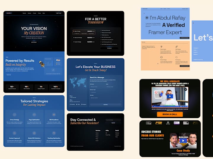Cover image for Modern, responsive Framer websites built to grow your brand.