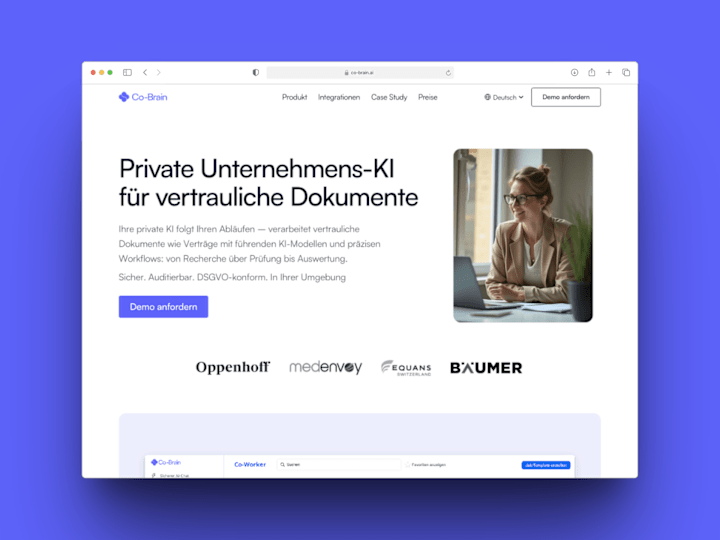 Cover image for Multi-Locale Framer Site for German AI Startup