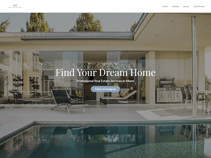 Cover image for Mariana Quinoa | Miami Real Estate Professional