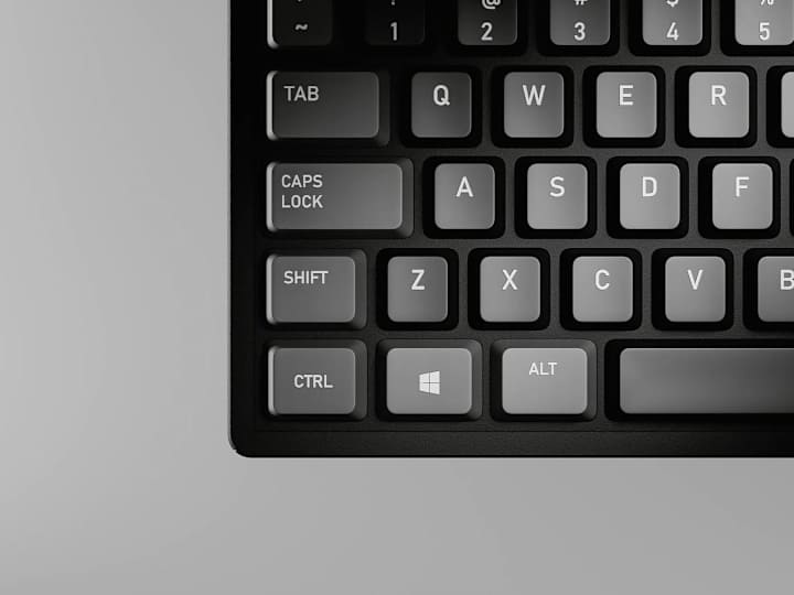 Cover image for Wireless Keyboard 3D Visualization & Animation | Blender