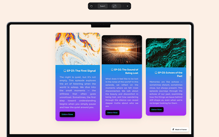 Cover image for Klub Ndzm | Podcast Series | Framer Website