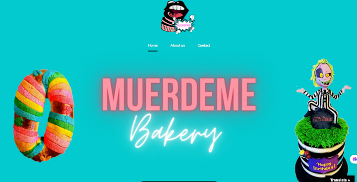 Cover image for Muerdeme Bakery Website