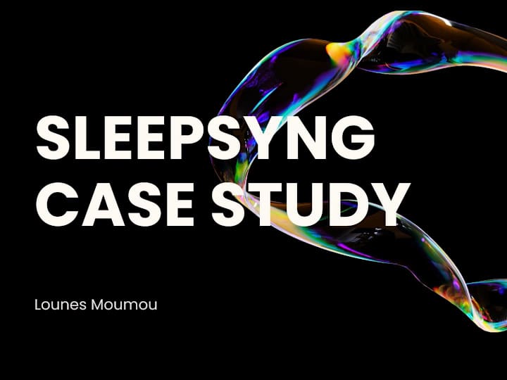 Cover image for SleepSync: sleep optimization healthtech