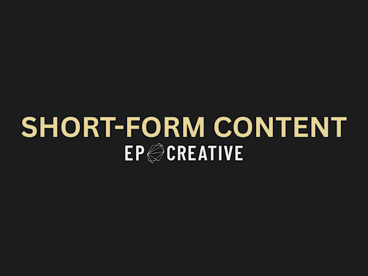 Cover image for Short-Form Content Production / Content Re-purposing