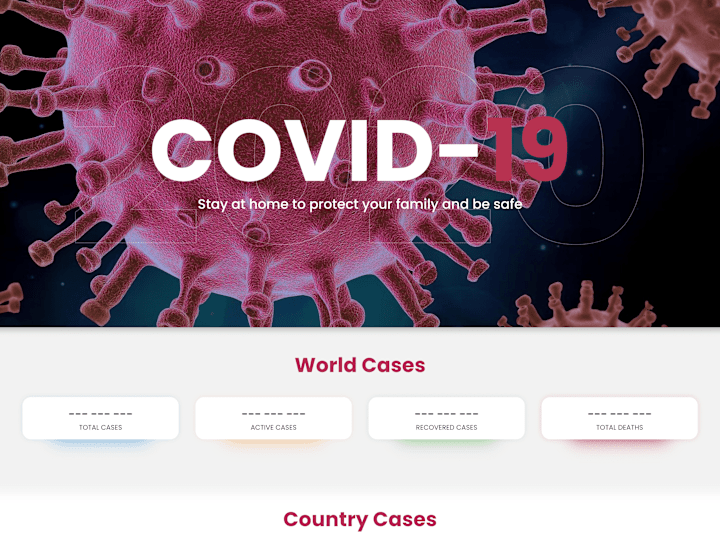 Cover image for COVID-19 Case Tracker