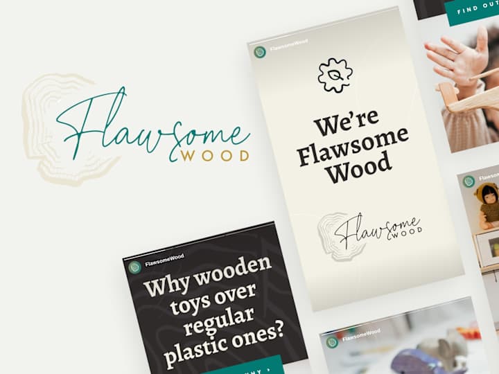 Cover image for 🪵 Flawsome Wood - Carpentry (Branding)