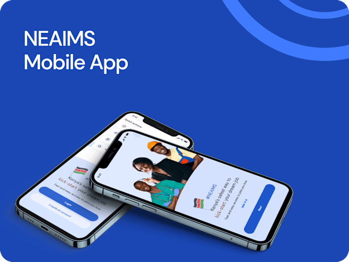 Cover image for NEAIMS Mobile App | UI/UX Design