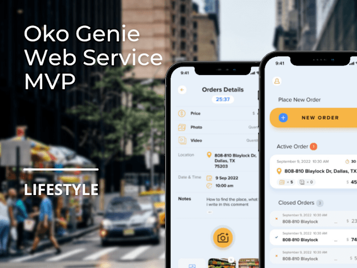 Cover image for MVP Development for Oko Genie Web Service