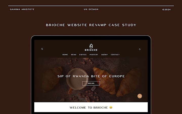 Cover image for Brioche website Revamp case Study :: Behance