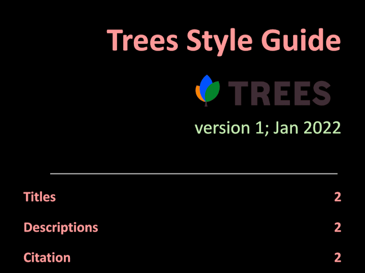 Cover image for Content Writing for Trees.app ✍