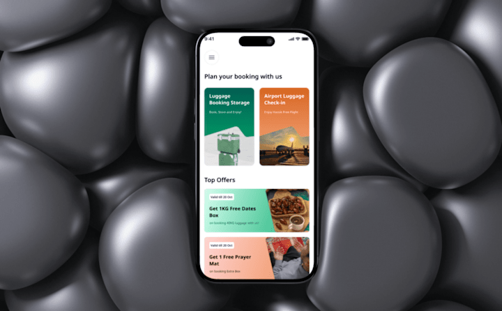 Cover image for The Luggage Lift | Mobile App Design