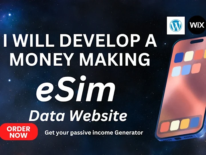 Cover image for An automated esim website.