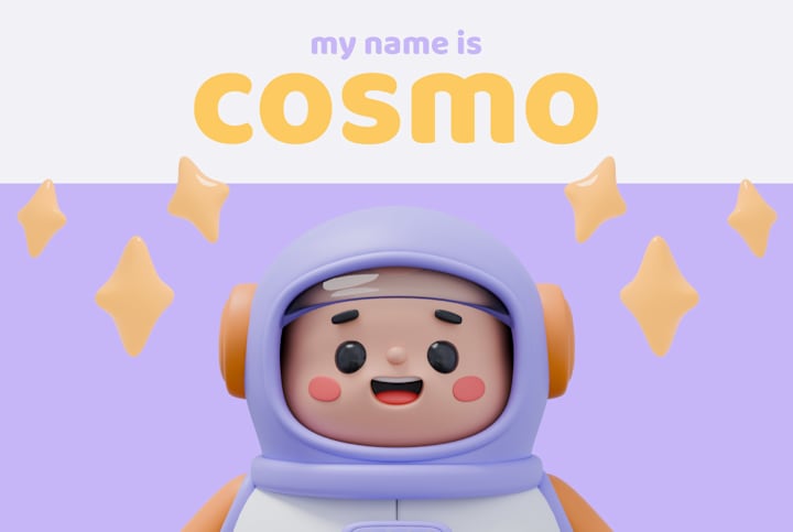 Cover image for Cosmo Astronaut: 3D Character Showcase with Animations