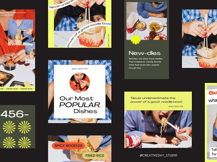 Cover image for Newdles Asian Takeout Graphic Design