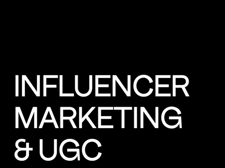 Cover image for Influencer Marketing Management & UGC