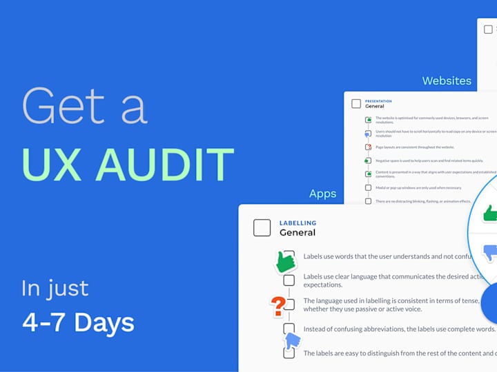 Cover image for Get Professional UX Audit for Your Website/App in Just 4-7 Days