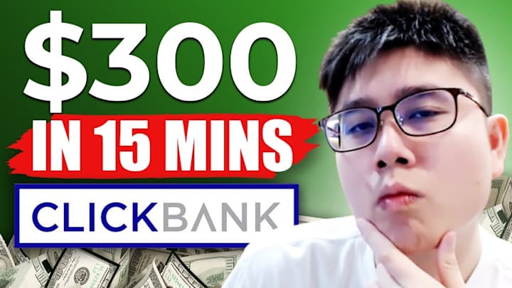 Cover image for Earn $300 a Day in 15 Minute | Clickbank Tutorial for Beginners…