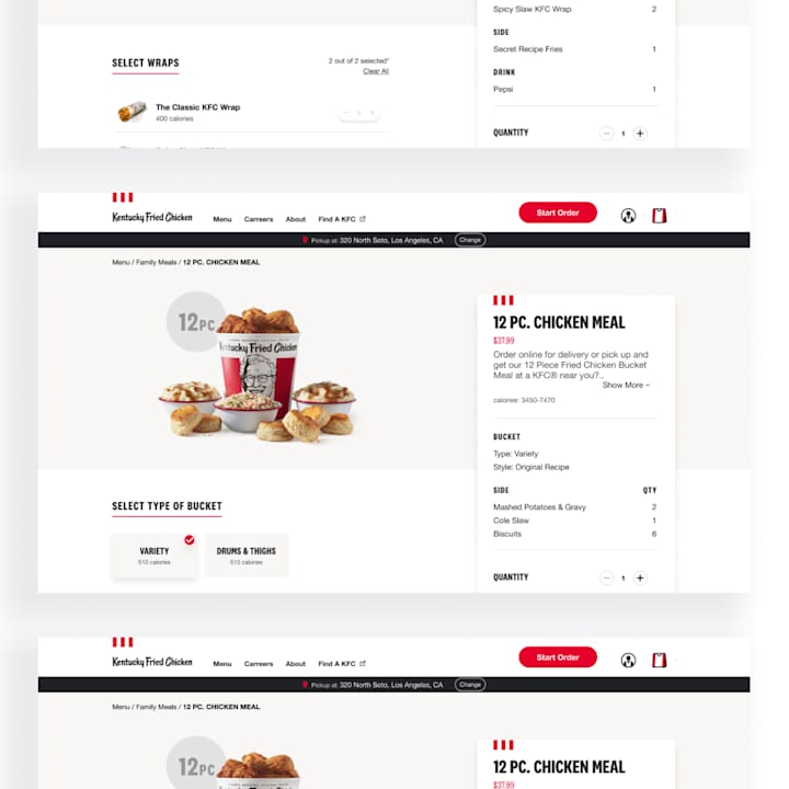 Cover image for Simplifying Customization on the KFC PDP