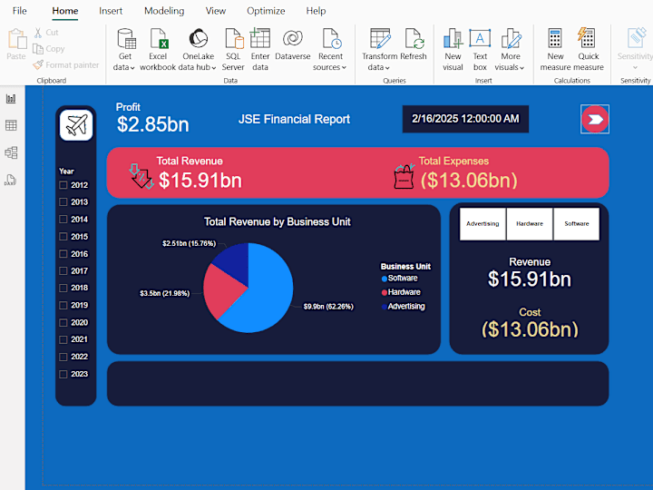 Cover image for GitHub - GakeNyong/JSE-PowerBI-Financial-Dashboard