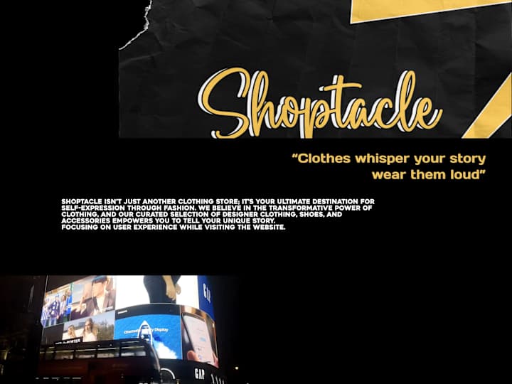 Cover image for Fashion E-Commerce Website | Shoptacle