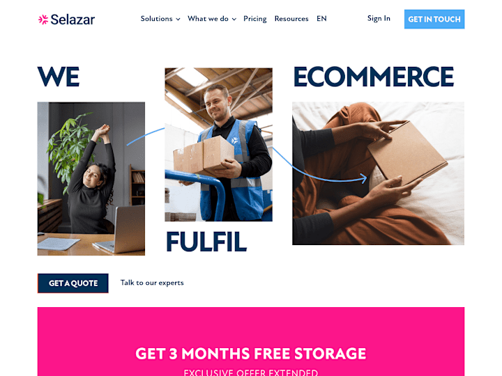 Cover image for eCommerce Fulfilment Services | Selazar