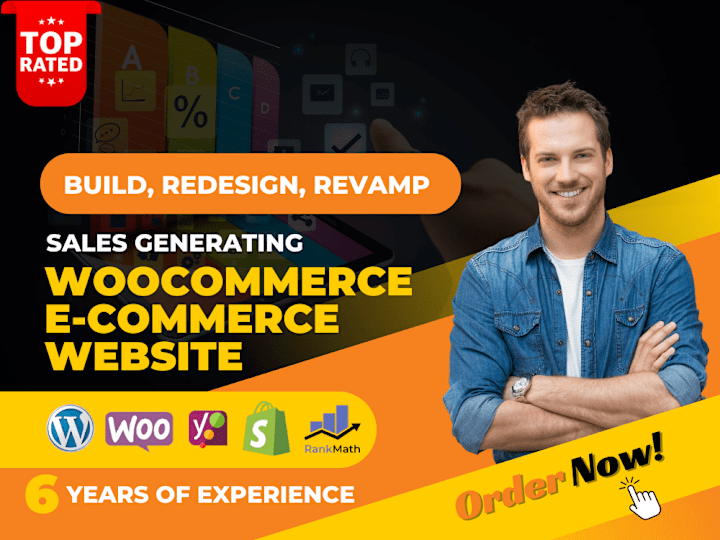 Cover image for Create, Revamp, Ecommerce Website Using Woocommerce,online store