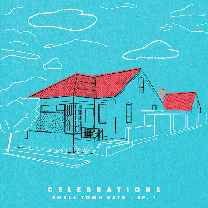 Cover image for Small Town Eats - Podcast Brand Identity