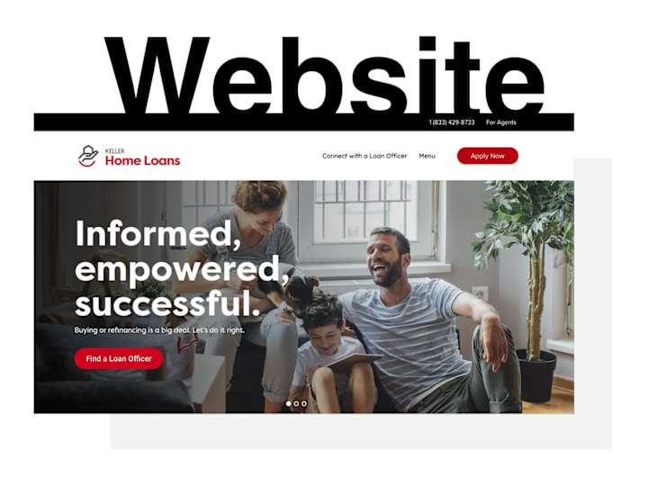 Cover image for Keller Home Loans website :: Behance