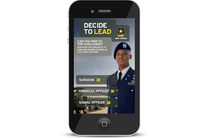 Cover image for Recruitment App for US Army