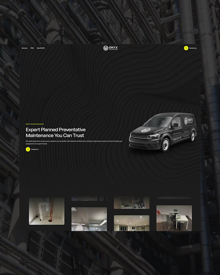 Cover image for ONYX Maintenance Website and Branding
