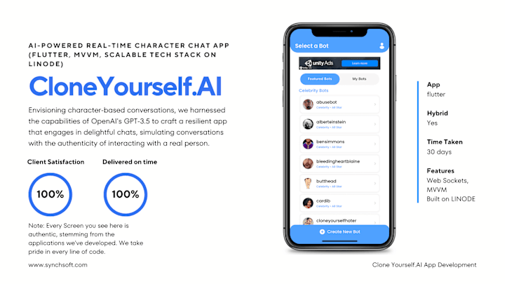Cover image for Clone Yourself AI | Product Development.