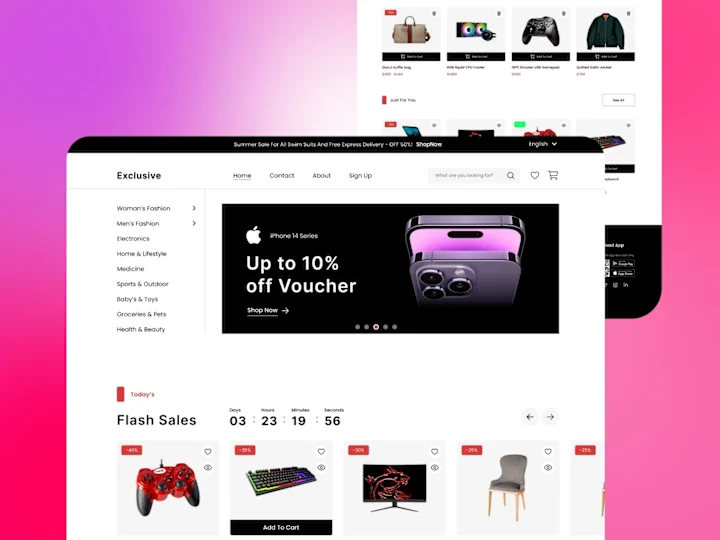 Cover image for ECOMMERCE UI ANIMATION