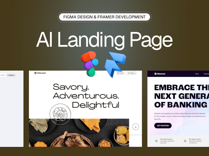 Cover image for AI Landing Page (Figma & Framer Development)