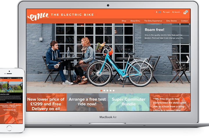 Cover image for E-Bike Website